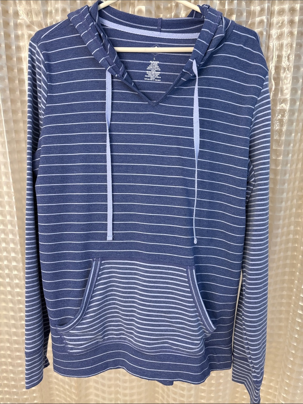 Blue stripe hoodie